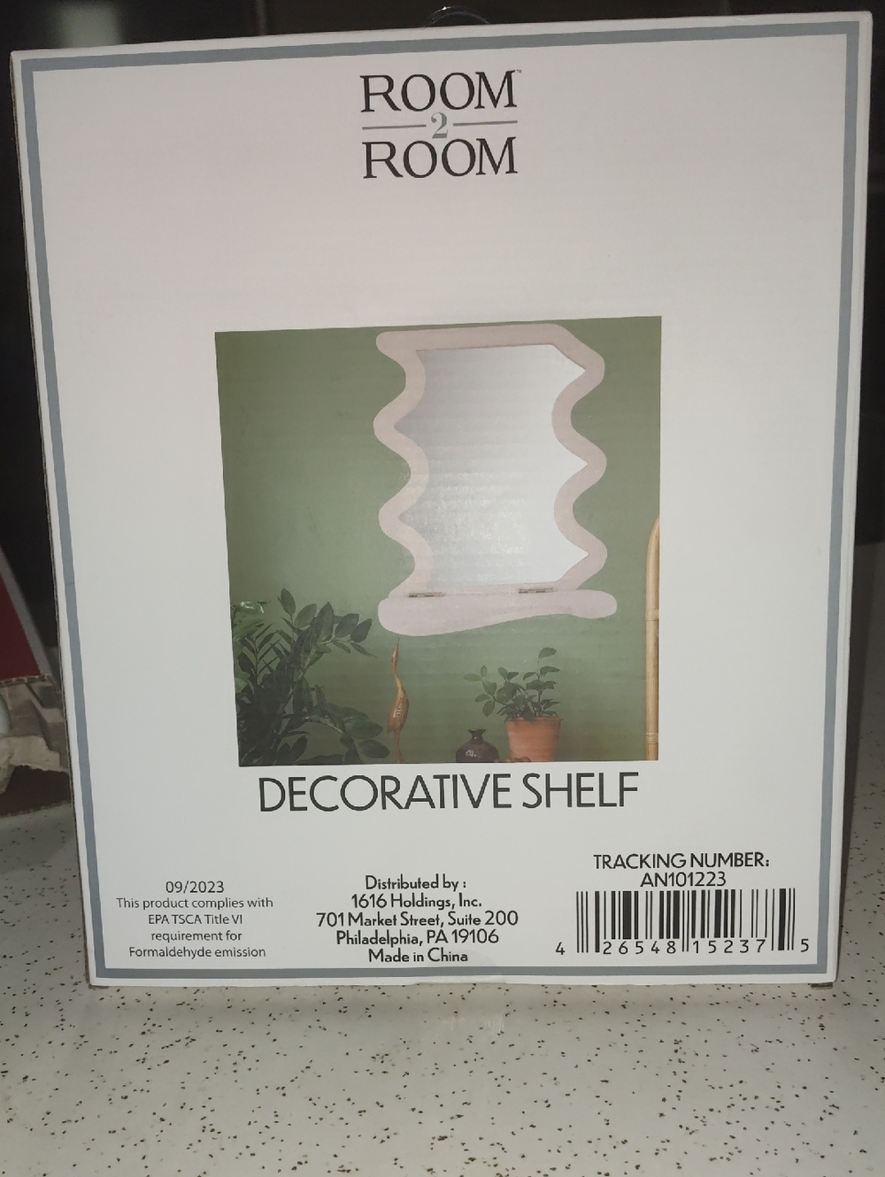 ROOM2ROOM Decorative Shelf in White
